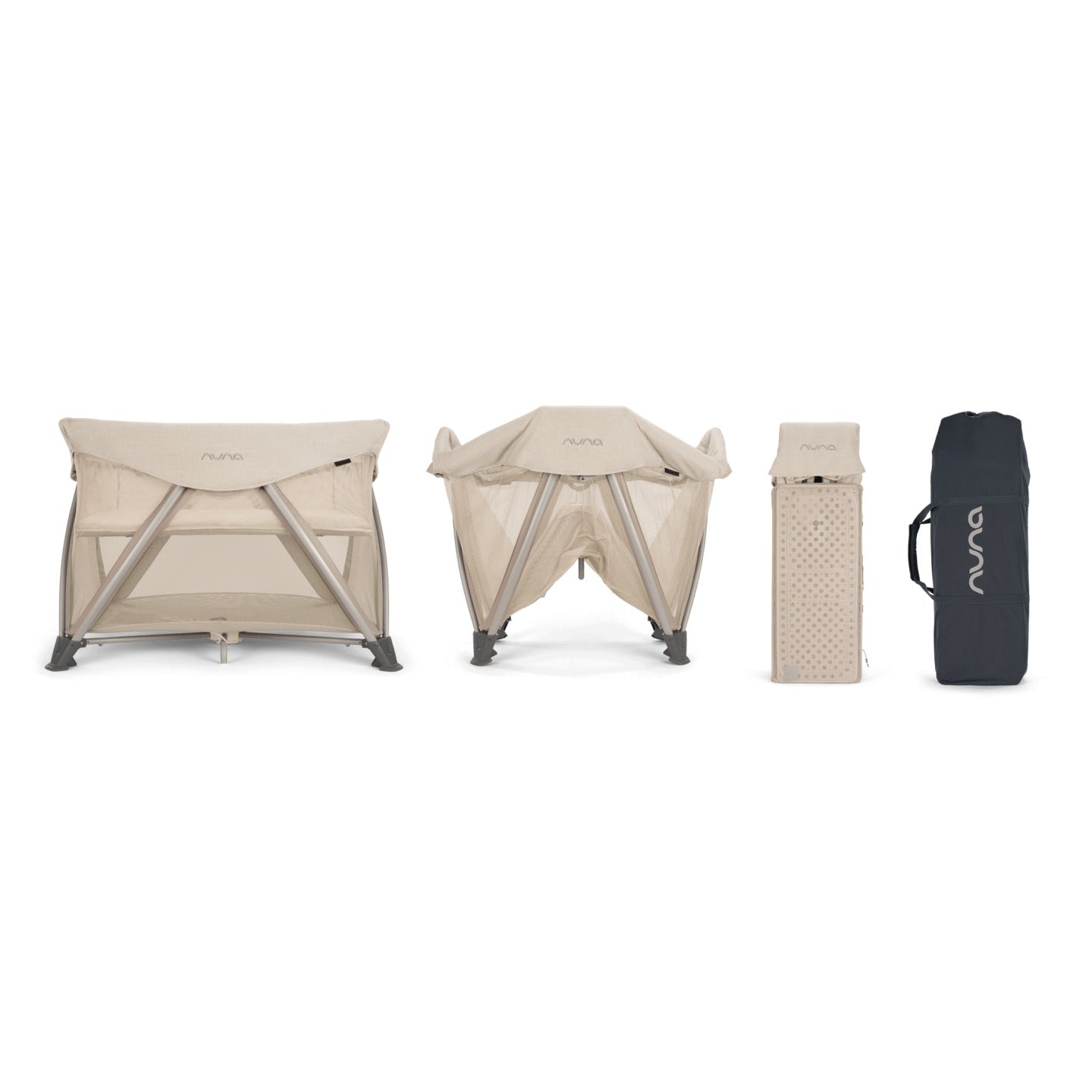 Nuna SENA Aire Playard with Zip-Off Bassinet + Changer – Crib & Kids
