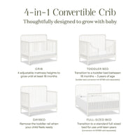 Namesake Liberty 4-in-1 Convertible Spindle Crib