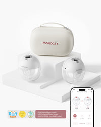 Momcozy M5 Smart Wearable Breast Pump | Upgraded with App Control