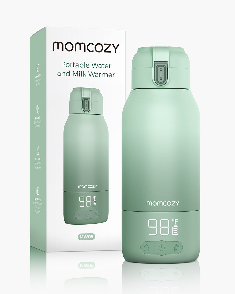 Momcozy Superfast Portable Baby Bottle Warmer for Travel