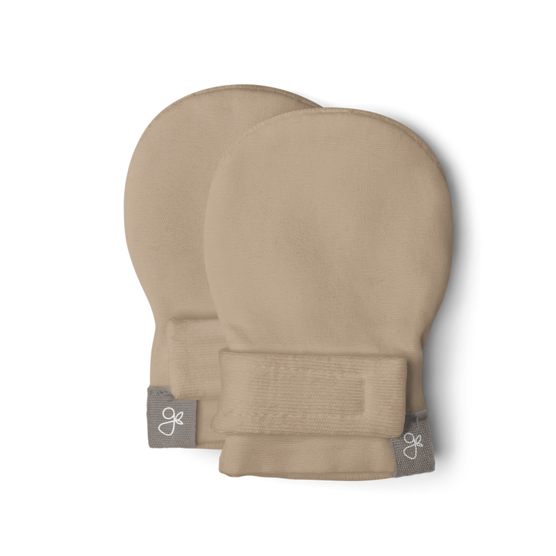 Stay On Baby Mitts - Sandstone