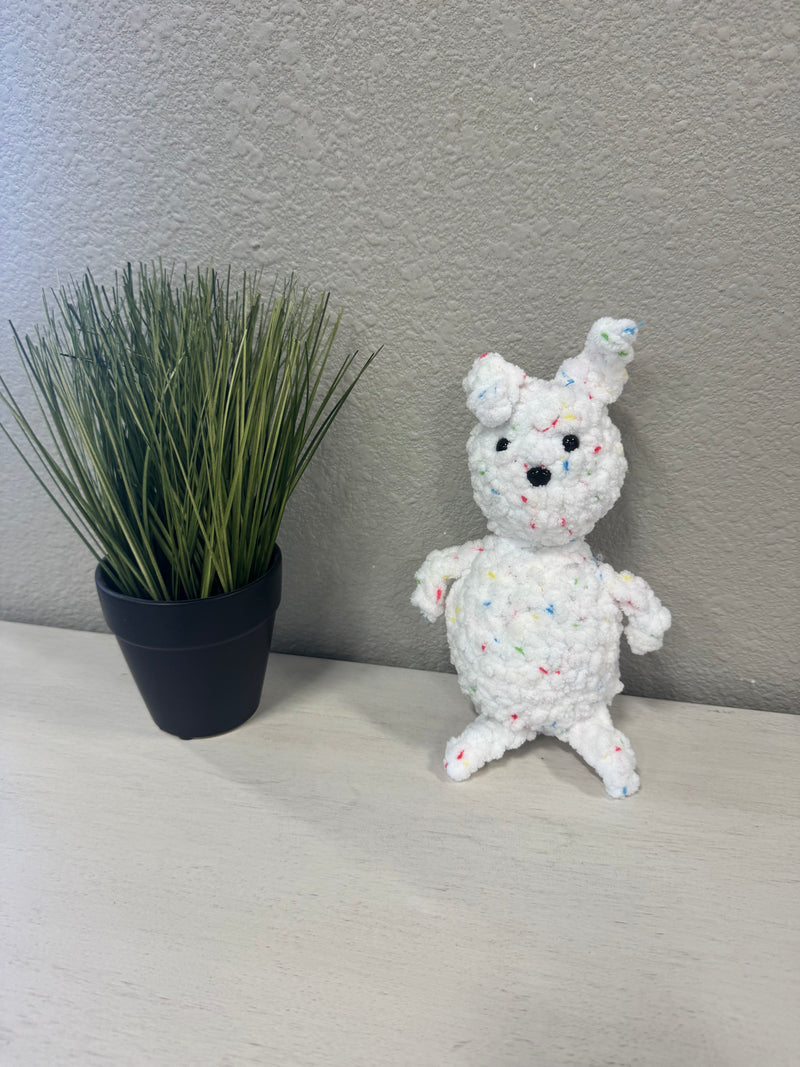 Crochet White Bunny