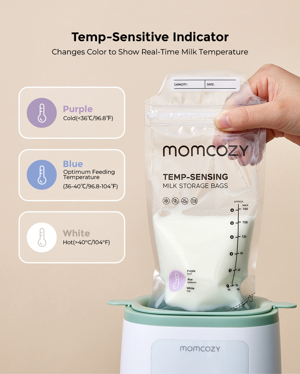 Momcozy Breastmilk Storage Bags
