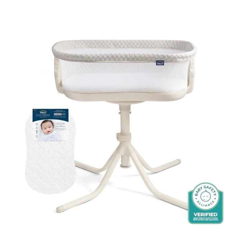 HALO BassiNest® Swivel Sleeper 4.0 Air with Dreamweave Breathable Pad