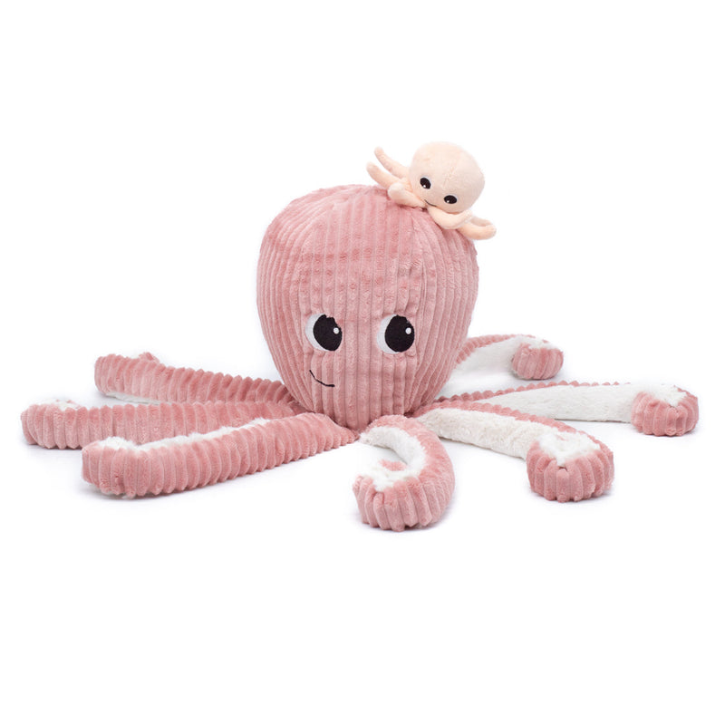Les Ptipotos Octopus with Baby- Pink