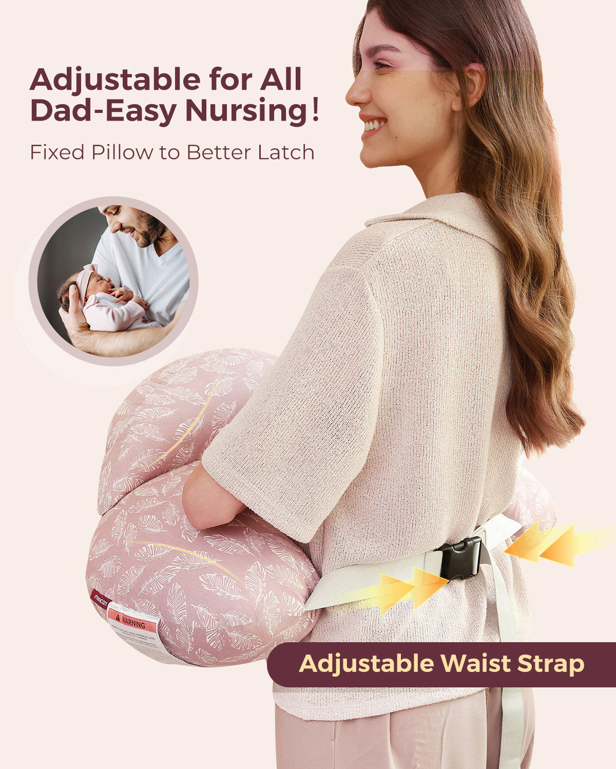 Momcozy Multifunctional & Adjustable Nursing Pillow