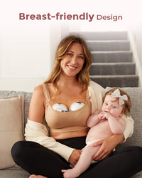 Momcozy M5 Smart Wearable Breast Pump | Upgraded with App Control