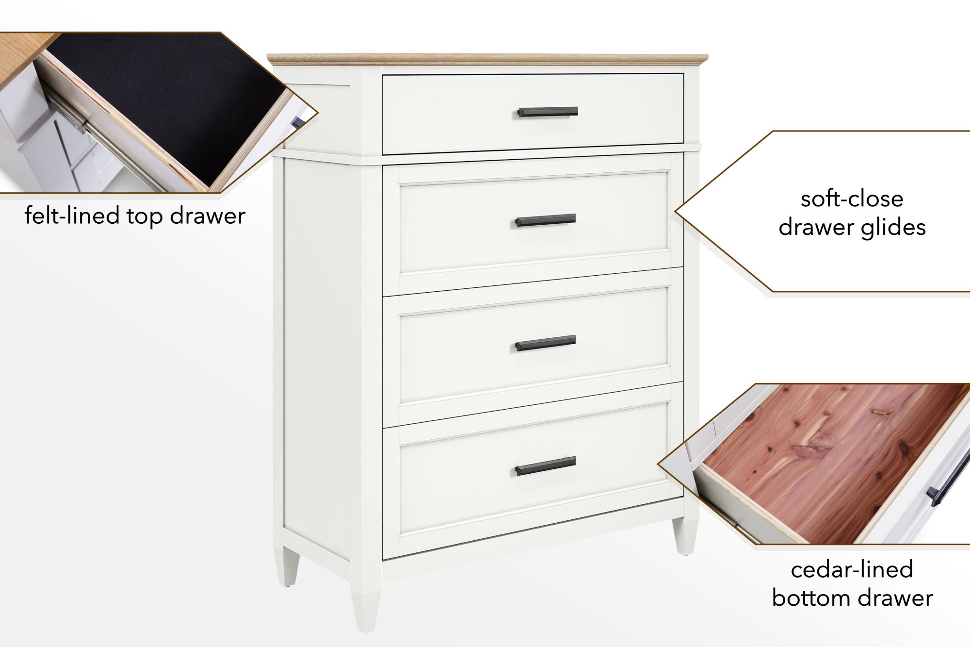 Parker House Artisan 4-in-1 Convertible Crib