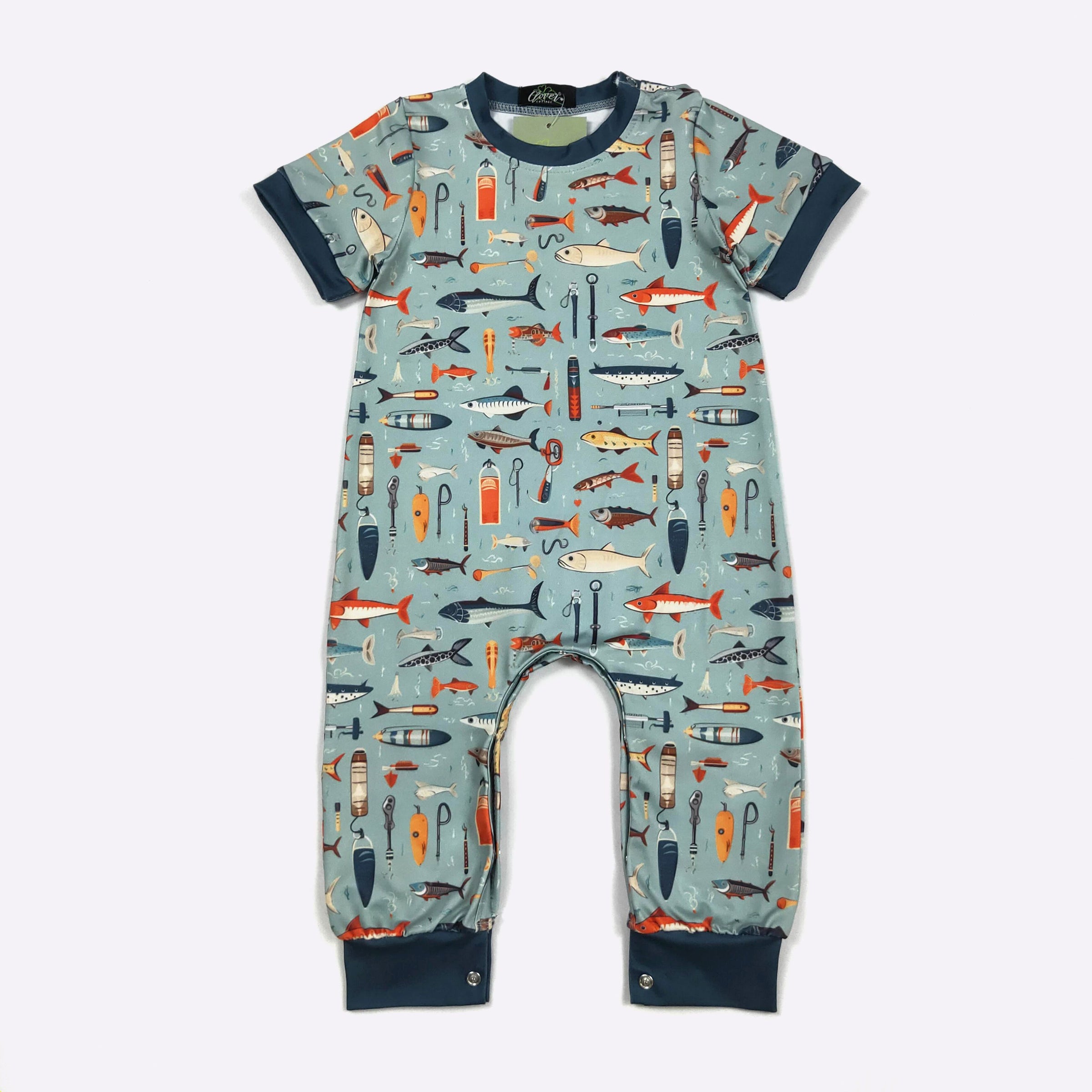 School of Fish Boy Romper