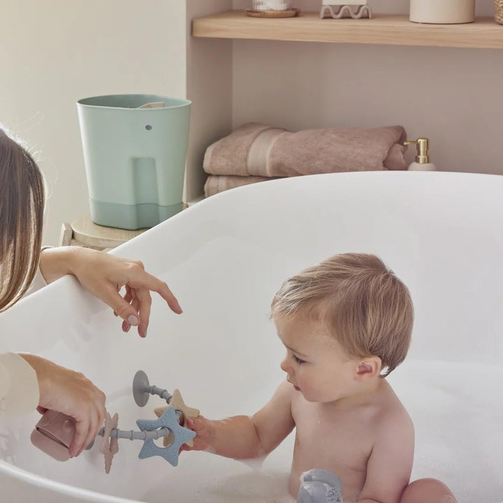 Shnuggle Stick 'n' Play Sensory Star Toy and Teether | For Baths, Highchairs and more
