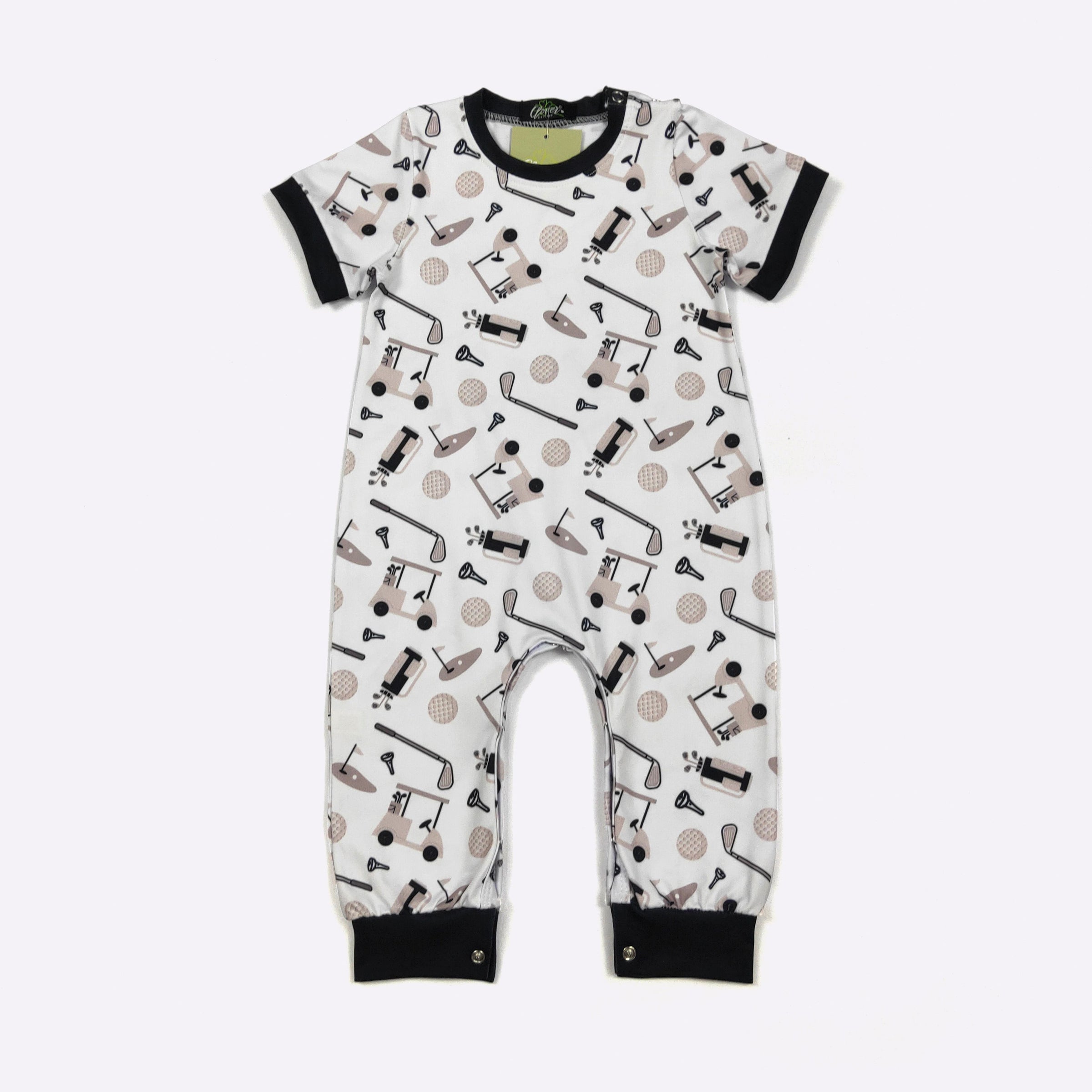 Par for the Course Boy Romper
