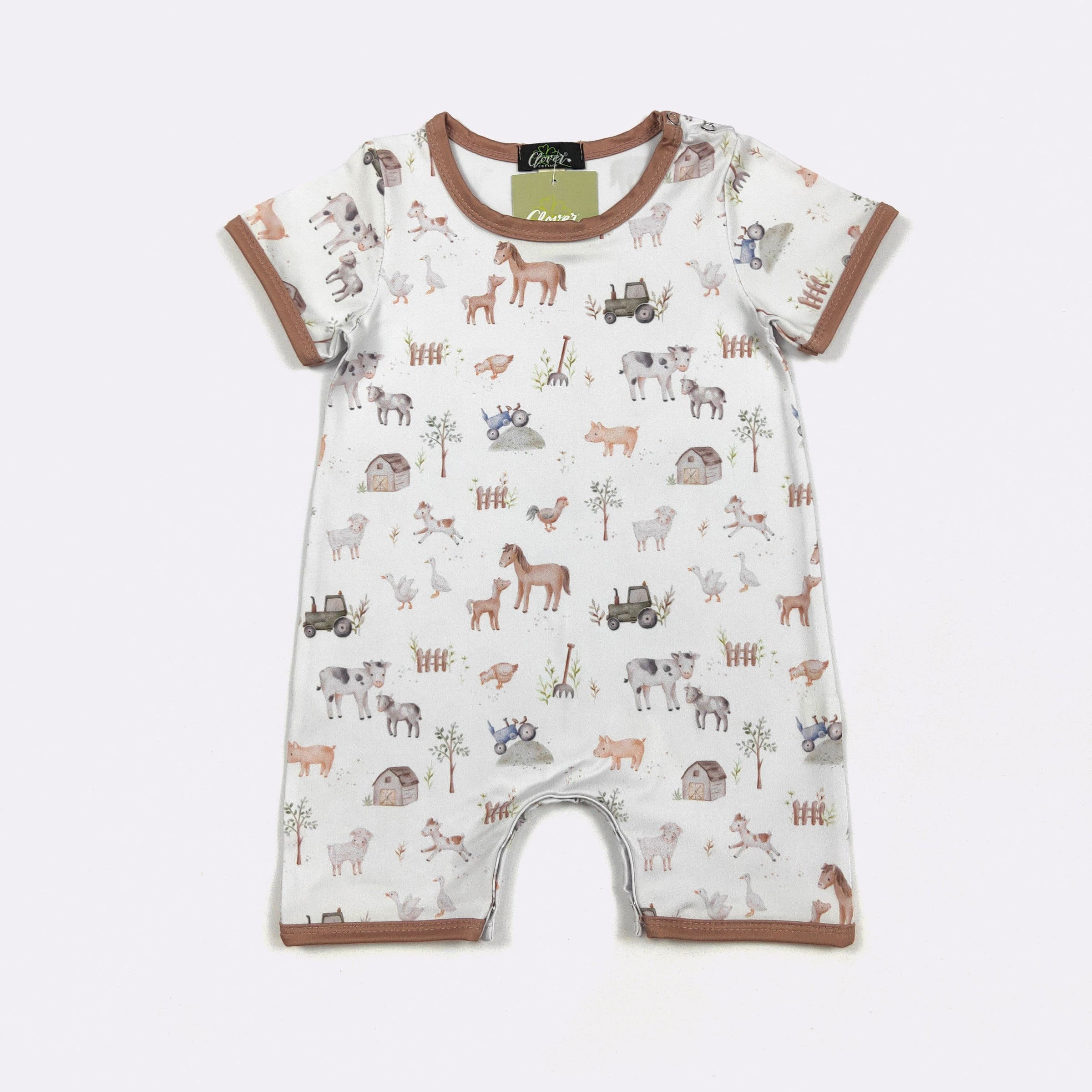 Mini Farm Boy Romper