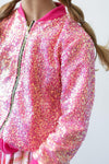 Mila & Rose Hot Pink Sequin Jacket