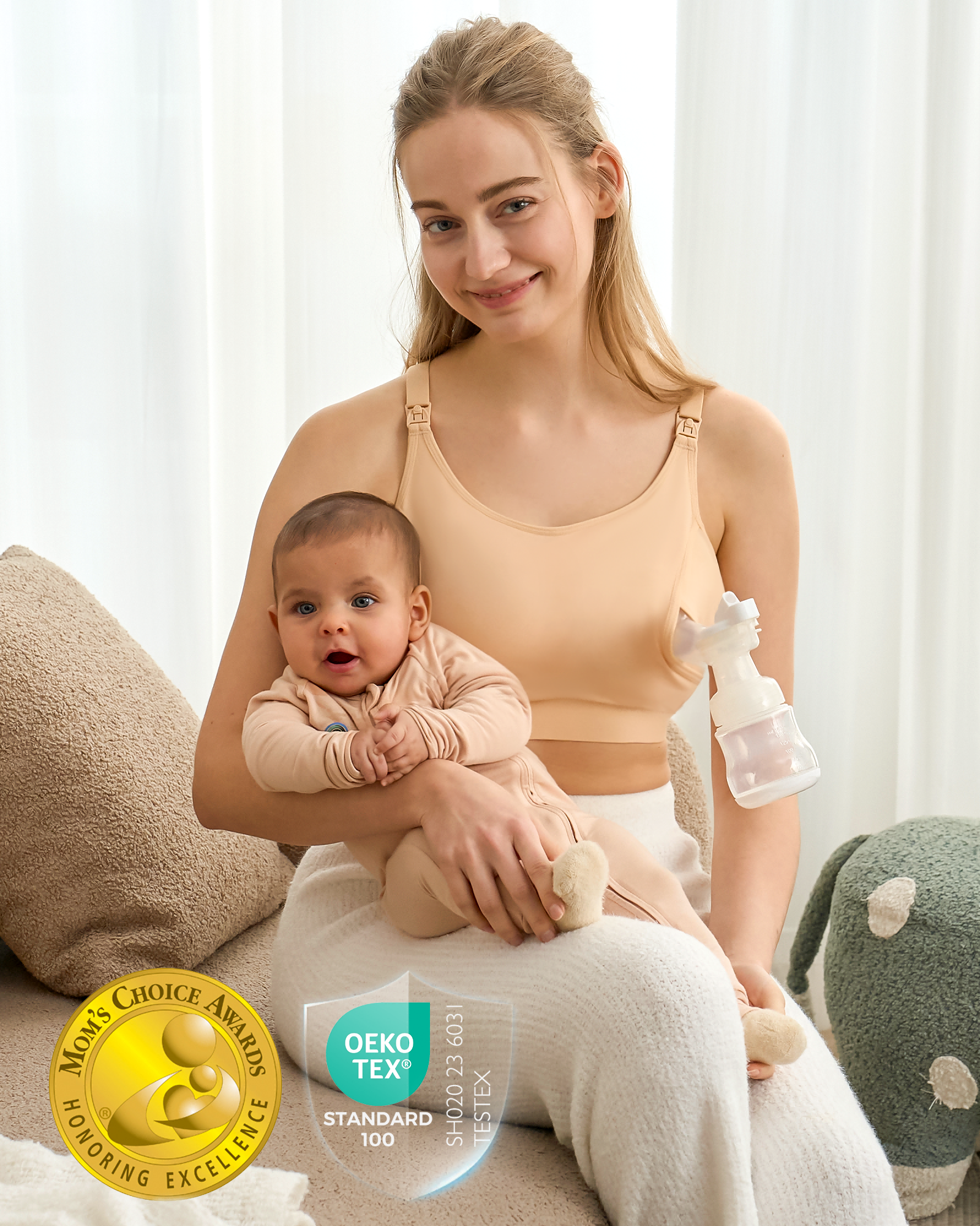 Momcozy The Original: Our Basic Pumping Bra (YN08)