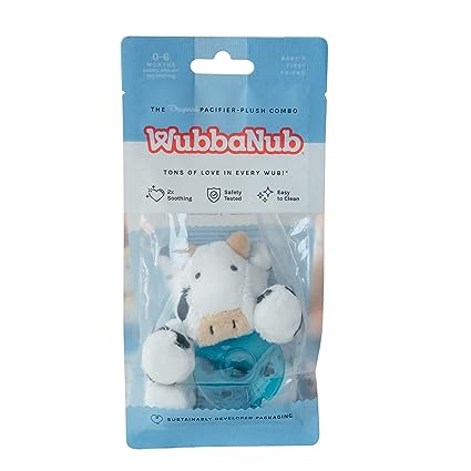 Wubbanub Pacifier Cow