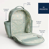 Itzy Mini Plus™ - Silly Goose, Sage Backpack