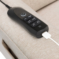 Namesake Willa Deluxe Power Recliner and Swivel Glider with Heat + Massage