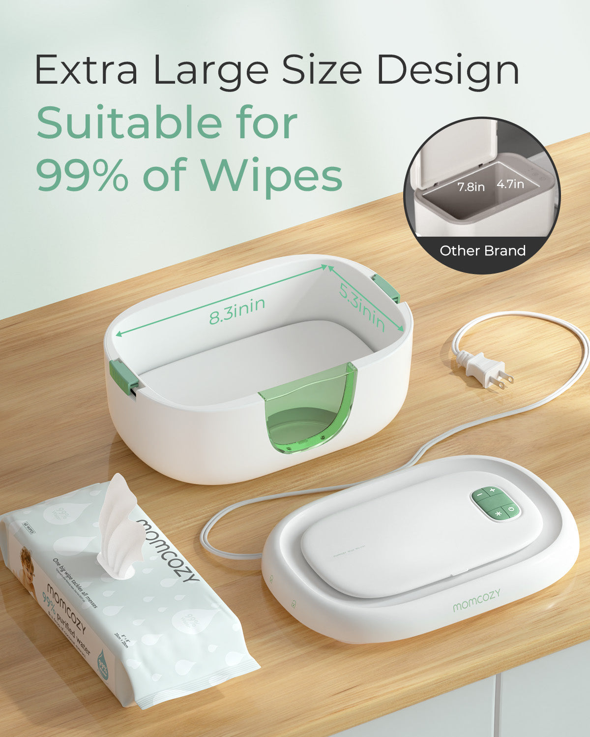 Momcozy Large Capacity Baby Wipe Warmer