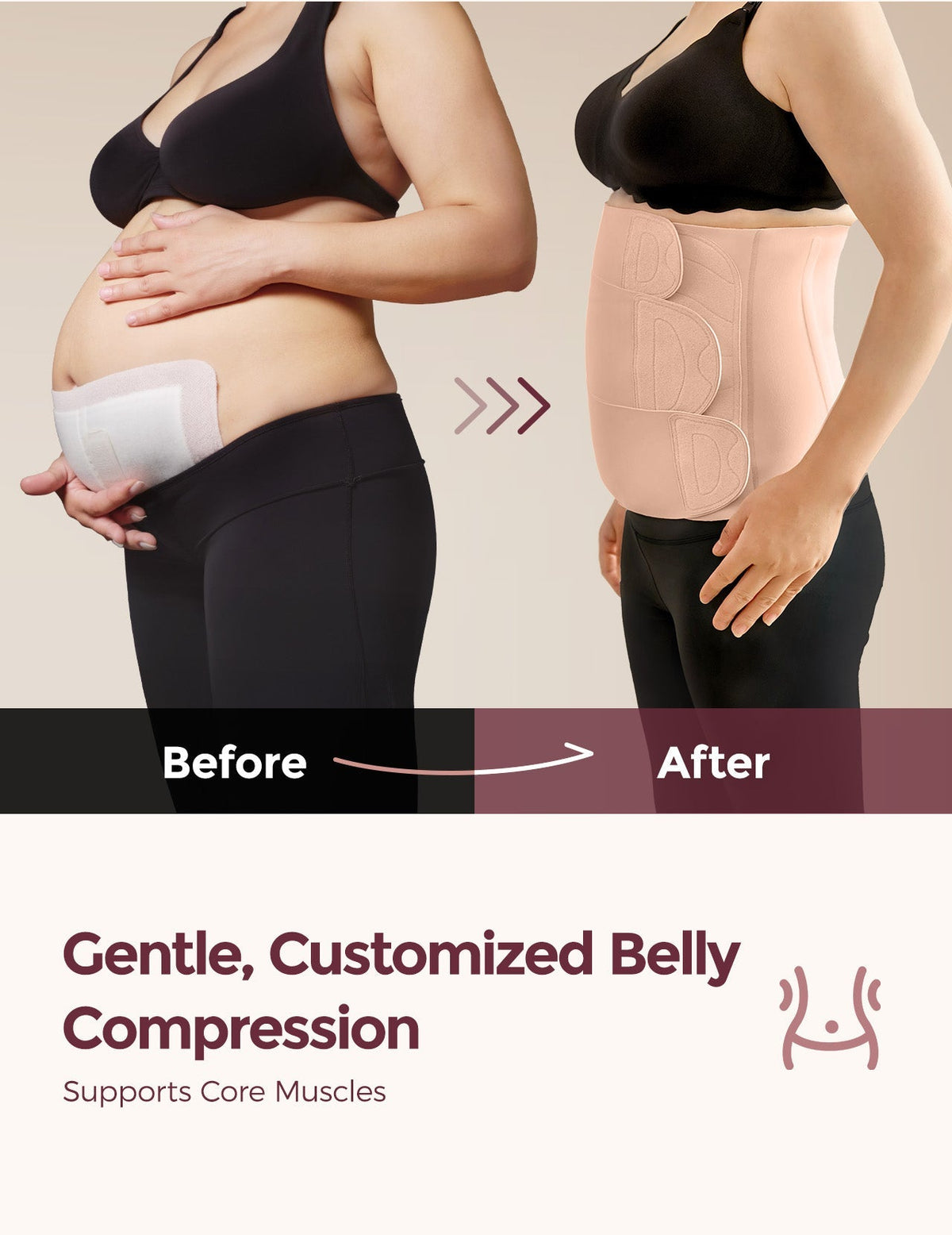 Momcozy Ergowrap™ Postpartum Belly Wrap | Postpartum Belly Band