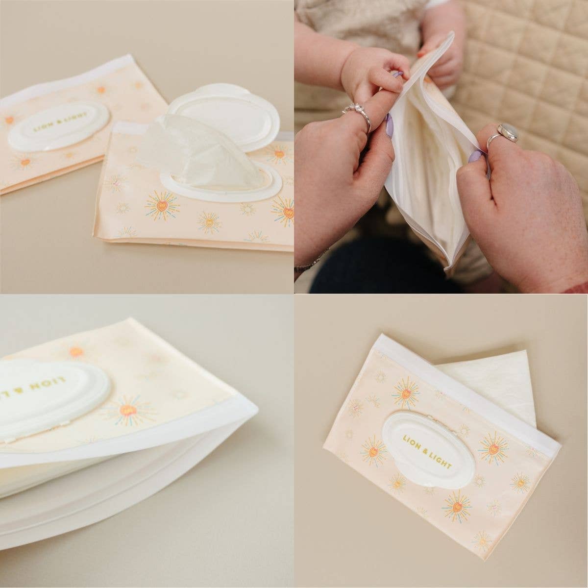 Reusable Wipes Dispenser - 2 Pack