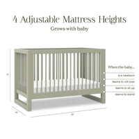 Namesake Nantucket 3-in-1 Convertible Crib with Toddler Bed Conversion Kit