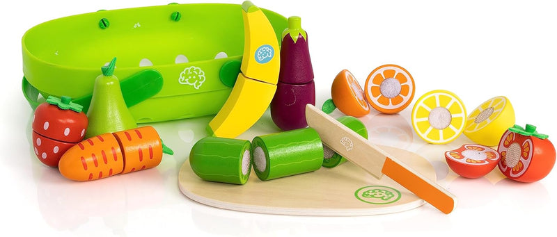 Fat Brain Toys - Pretendables  Fruit & Veggie Basket