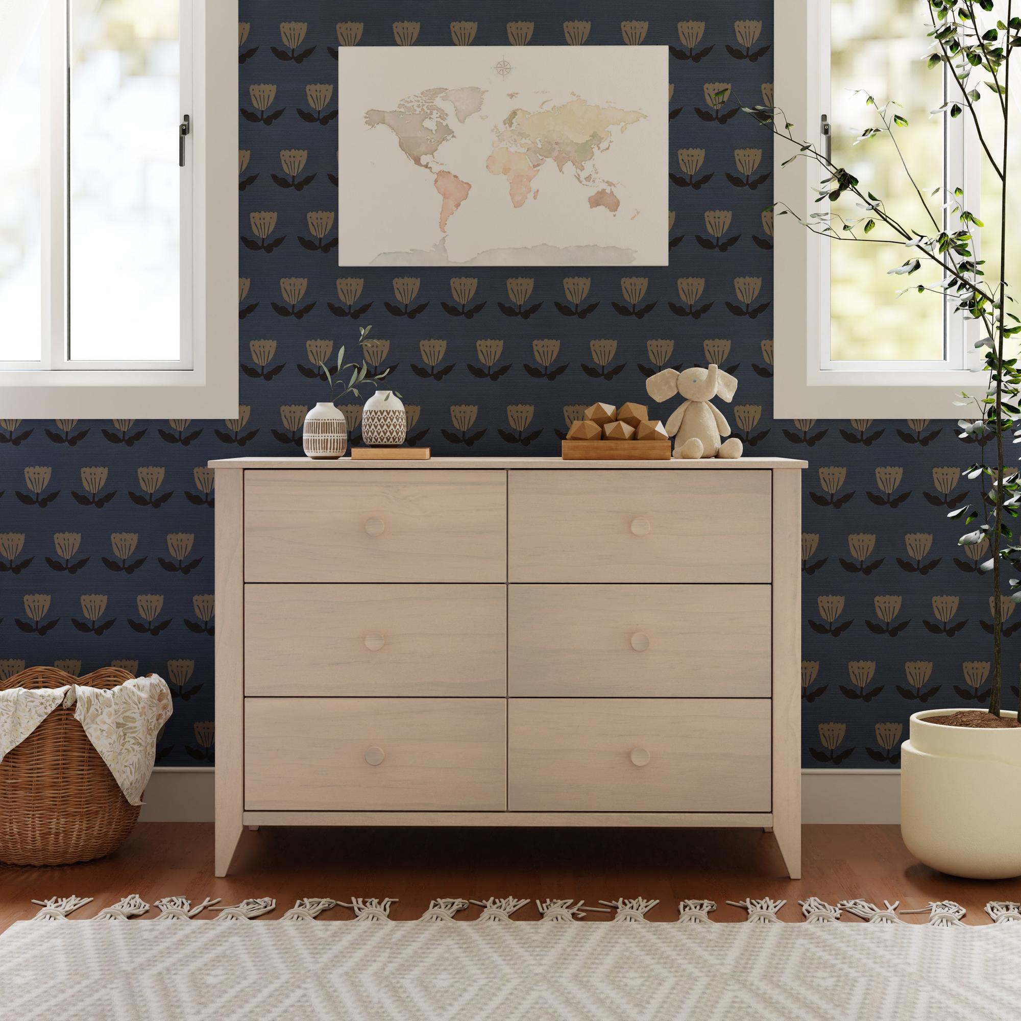 babyletto dresser Sprout 6-Drawer (48") so you never have to take your eyes off your little one Babyletto TipToe 6-Drawer Assembled Dresser