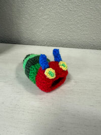 Crochet Mini Hungry Caterpillar with Food