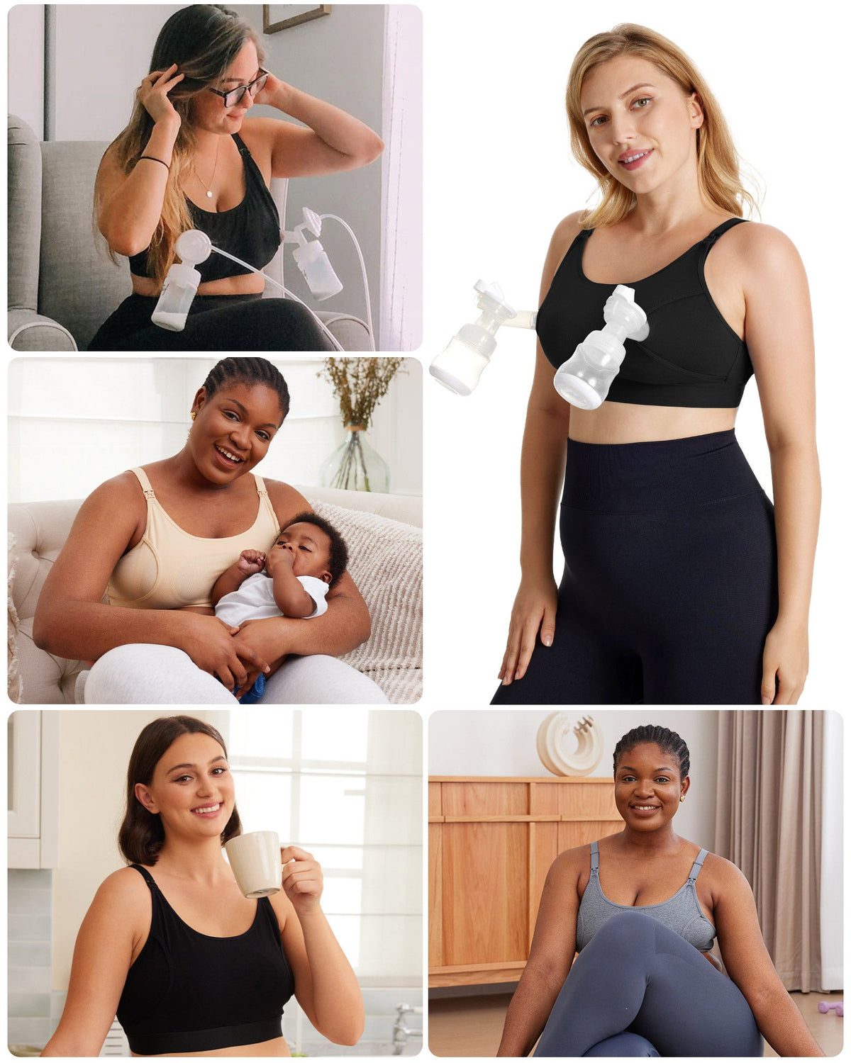 Momcozy The Original: Our Basic Pumping Bra (YN08)