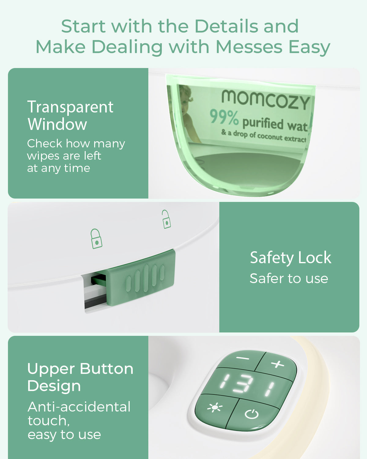 Momcozy Large Capacity Baby Wipe Warmer