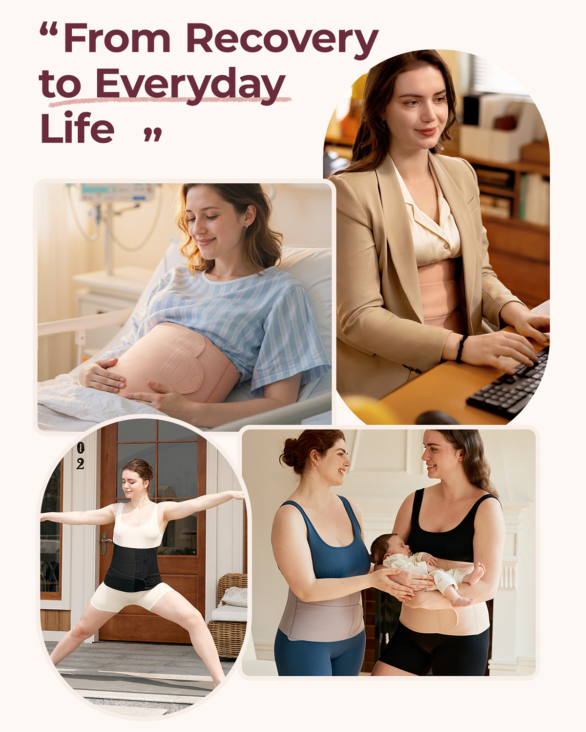 Momcozy Ergowrap™ Postpartum Belly Wrap | Postpartum Belly Band