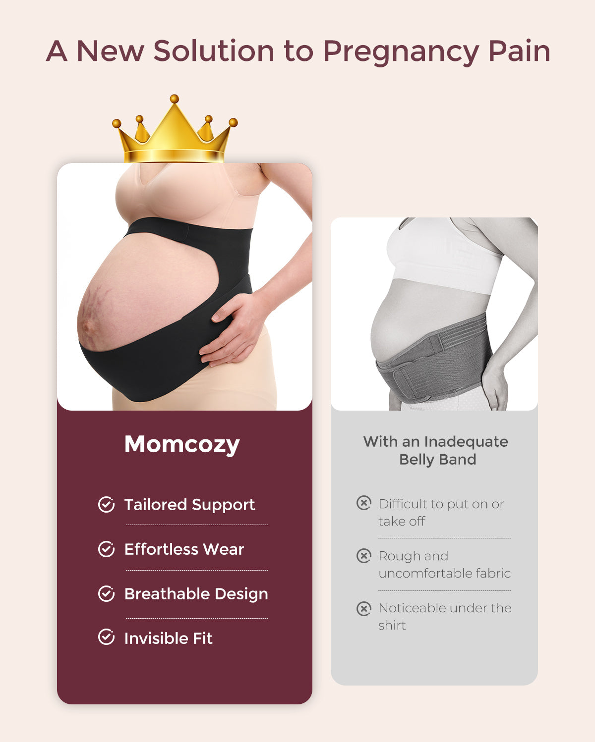 Momcozy BumpEase Ergonest Maternity Belly Band