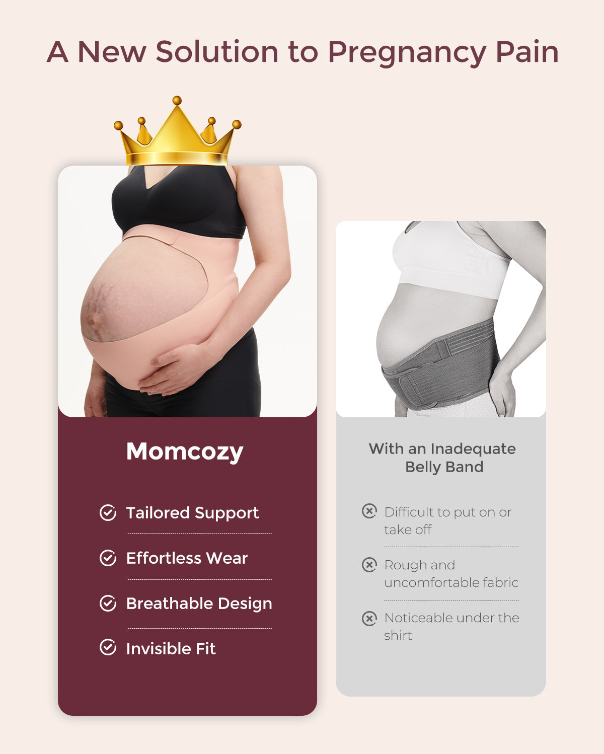 Momcozy BumpEase Ergonest Maternity Belly Band
