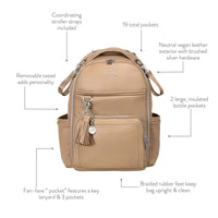 Chai Latte Boss Plus™ Backpack Diaper Bag