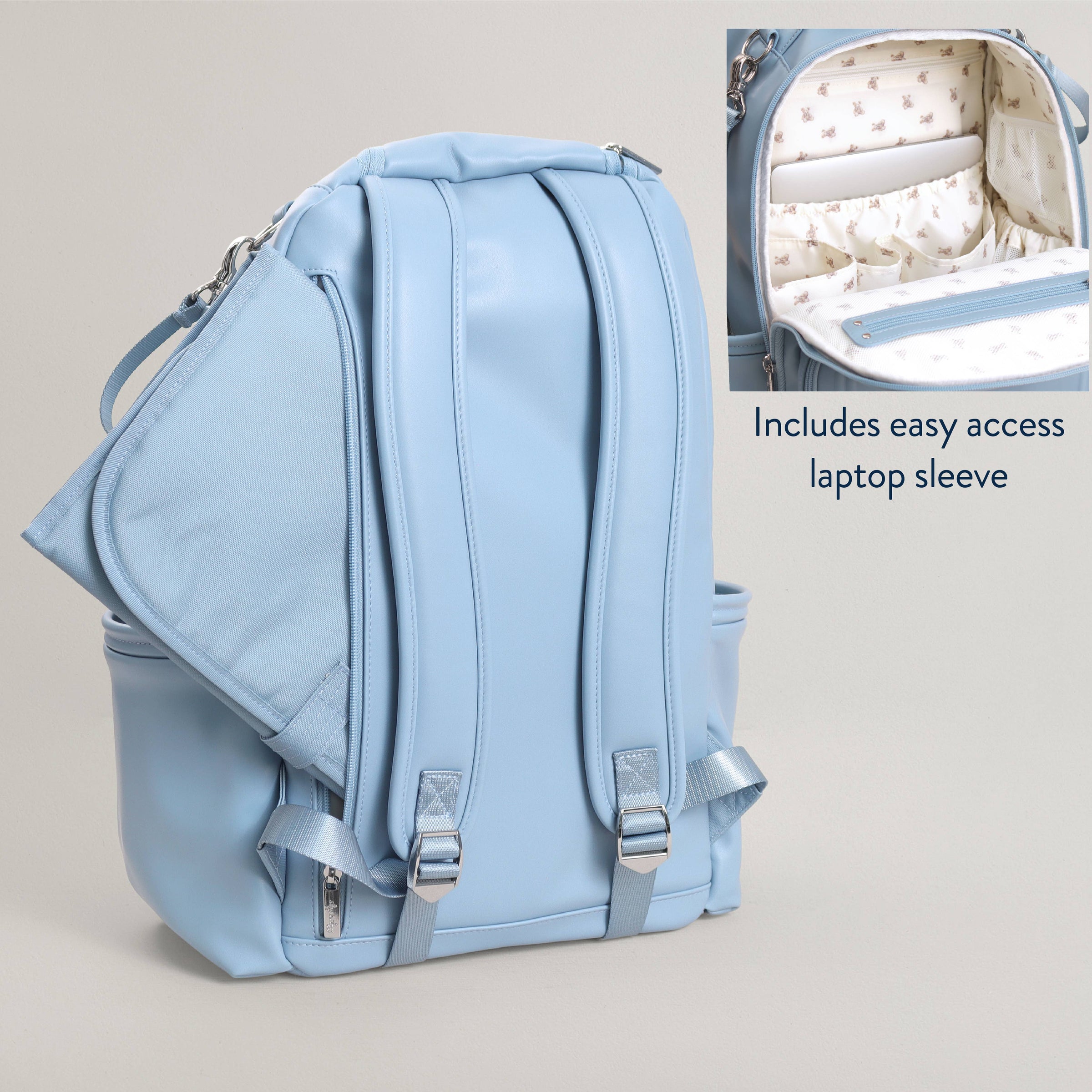 Teddy Blue Boss Plus™ Backpack Diaper Bag
