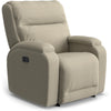 Storytime Maverly Power Cozzia Swivel Glide Recliner with Heat & Massage