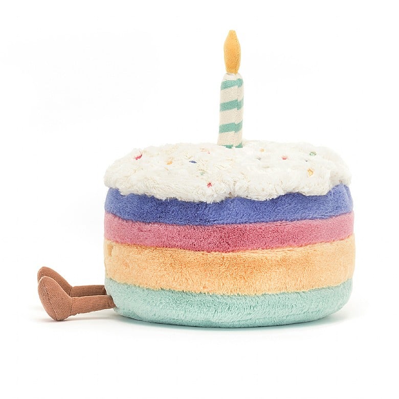 ぬいぐるみ Amuseables Rainbow Birthday Cake Jellycat Amuseable Rainbow Birthday Cake – Crib & Kids