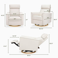 Namesake Willa Plus Power Glider Recliner + Power Headrest