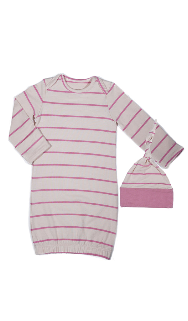 Everly Grey Analise 5-Piece PJ Set | Pink Stripe