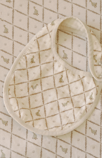 Oilo Bear Stripes & Duck Premium Muslin Bib 2-Pack