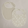 Oilo Bear Stripes & Duck Premium Muslin Bib 2-Pack