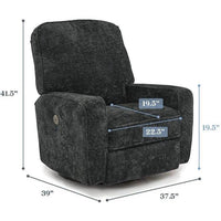 Storytime Bailey Swivel Glider Recliner