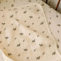 Oilo Squirrel & Mushroom Premium Muslin Burp Cloth 2-Pack
