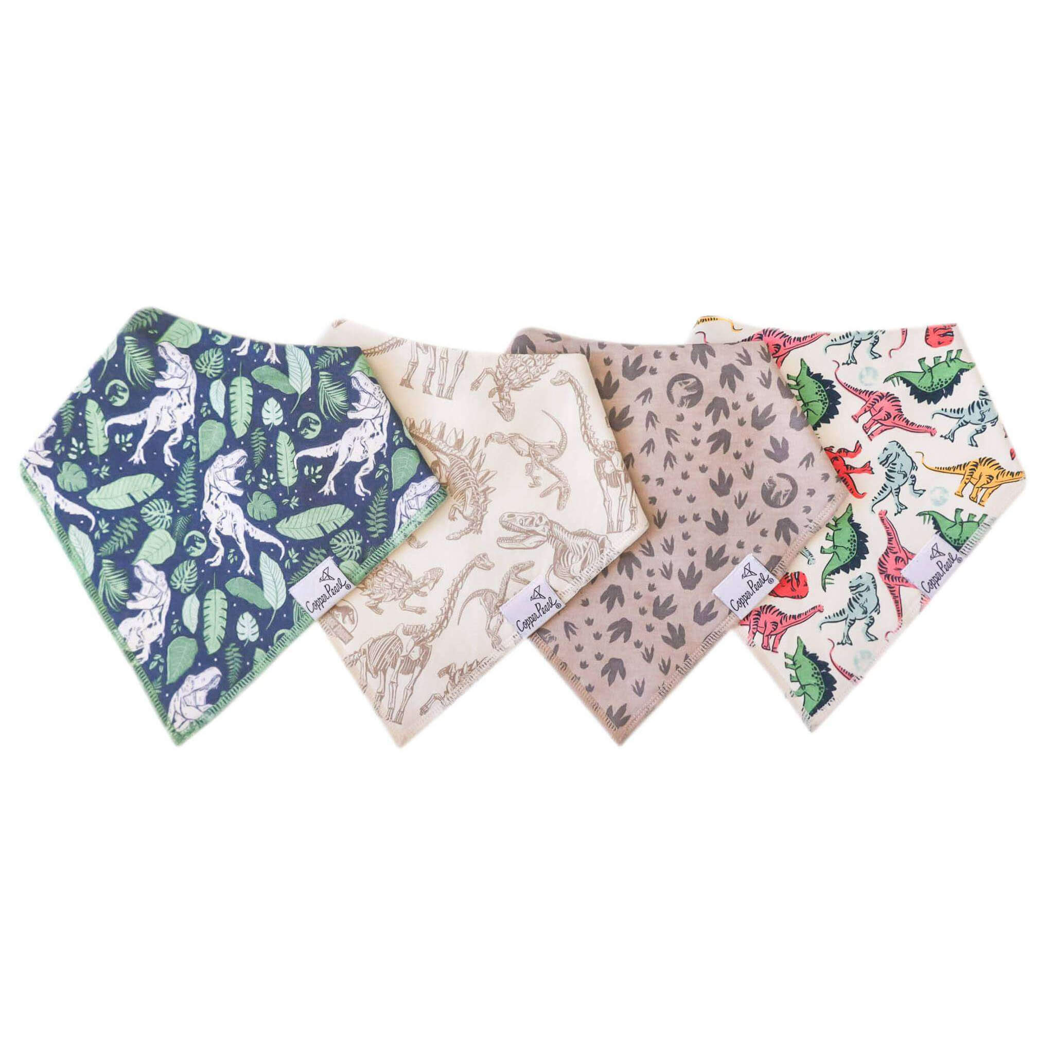 Copper Pearl Baby Bandana Bibs | Jurassic Park