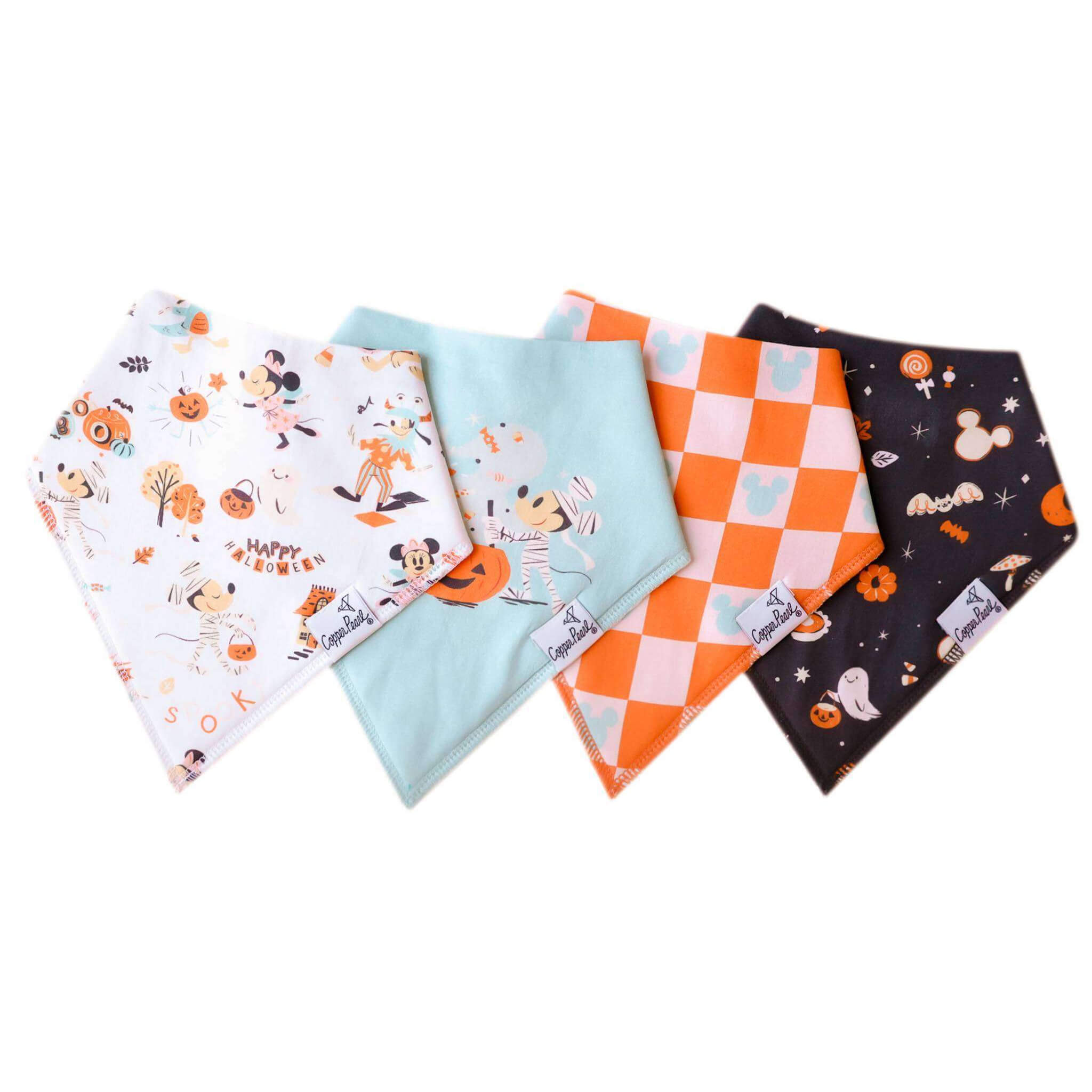 Copper Pearl Baby Bandana Bibs | Mickey Mouse's Boo Bash