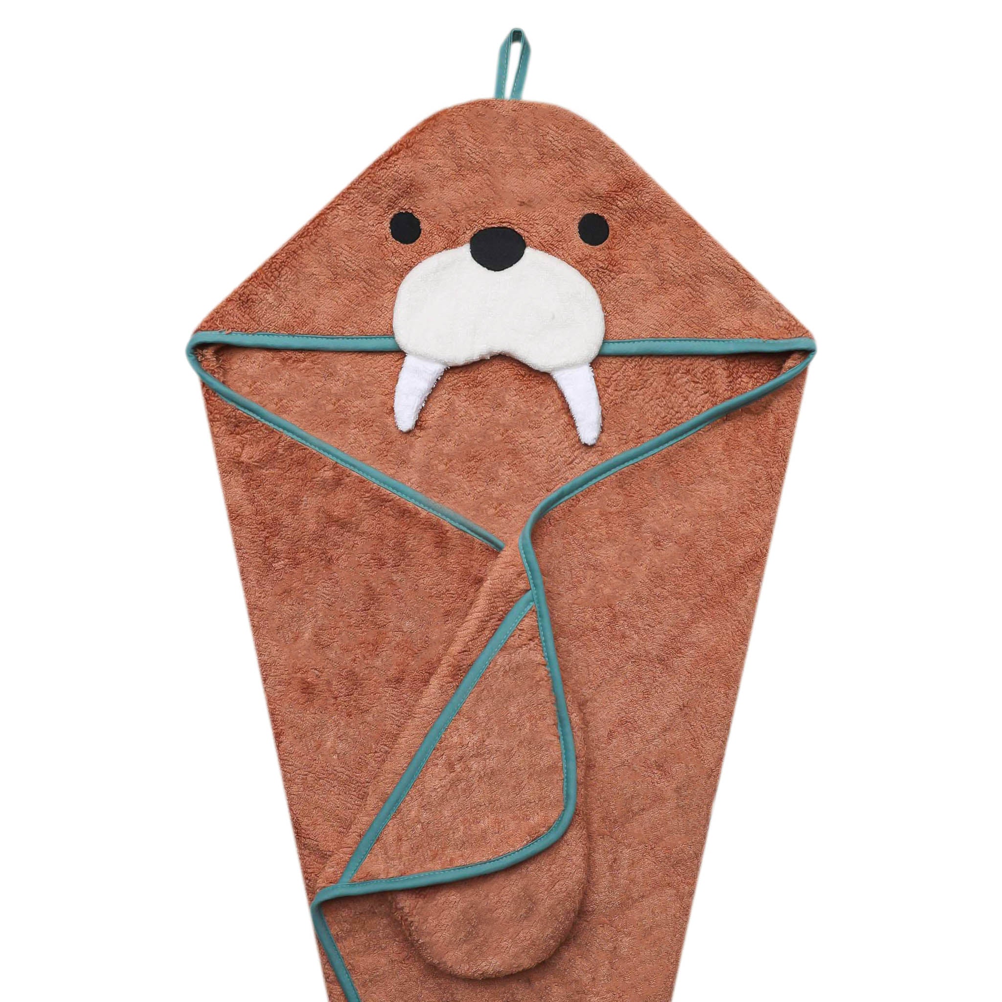 Copper Pearl Premium Knit Hooded Towel | Wally