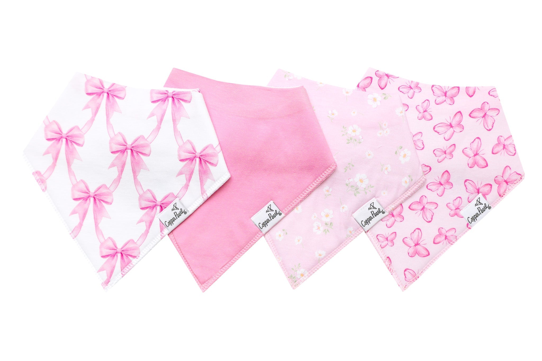 Copper Pearl Baby Bandana Bibs | Bow My Gosh