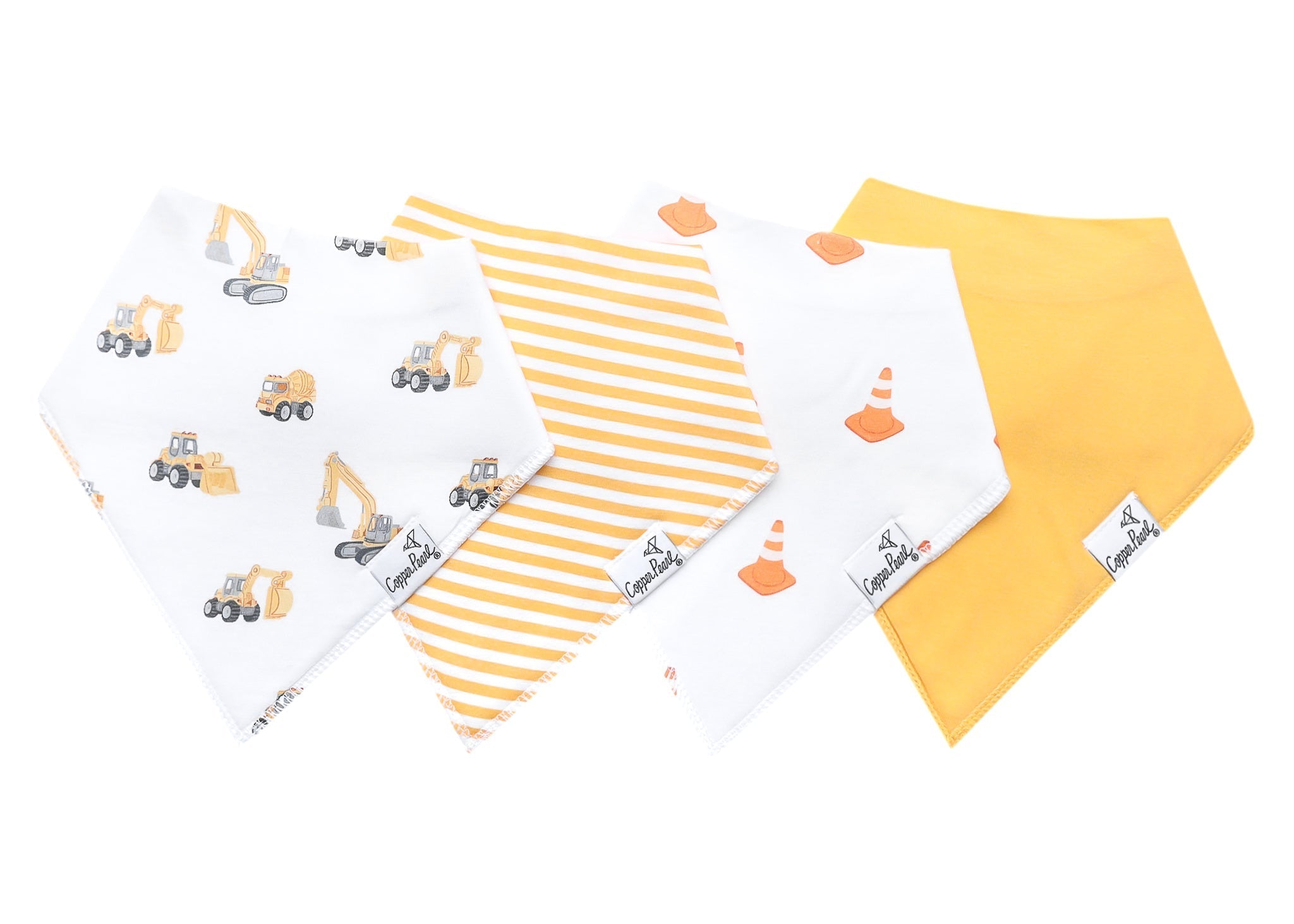 Copper Pearl Baby Bandana Bibs | Dozer