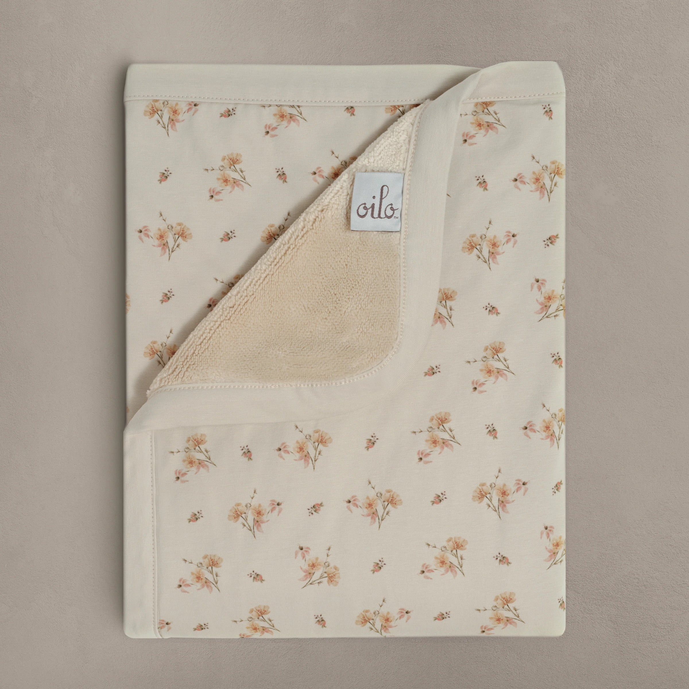 Oilo- Dainty Floral - Cuddle Plush Infant Blanket