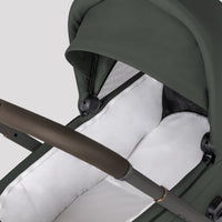 Silver Cross Breez Compact Stroller + Folding Bassinet Bundle